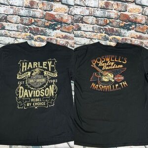 Harley Davidson Rebel By‎ Choice Nashville Tennessee Black Sz XL